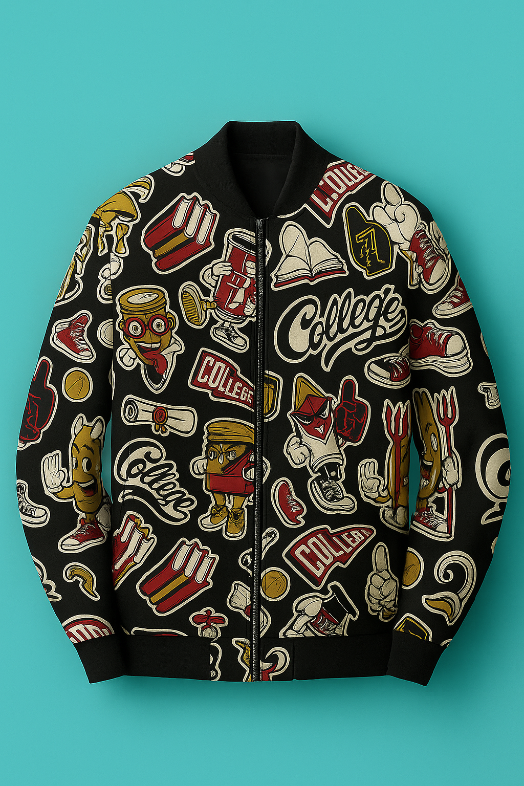 Campus Cartoon Varsity Bomber