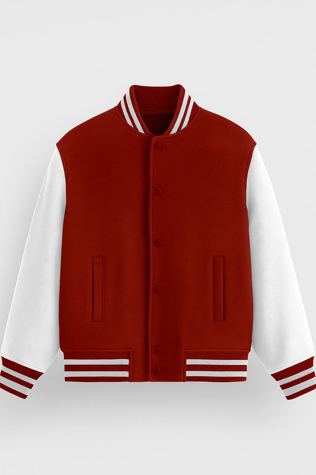 Red & White Varsity Jacket